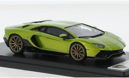 Diecast model cars Lamborghini Aventador Ultimae 780-4 metallise green 1/43 Look Smart