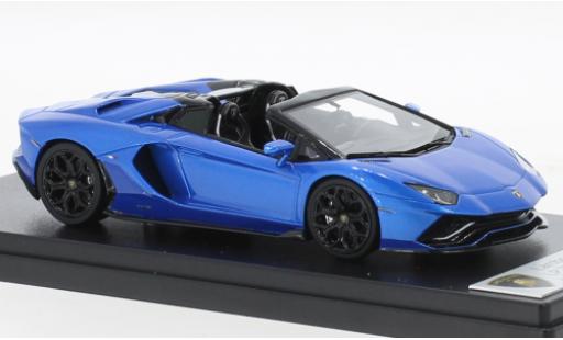 Diecast model cars Lamborghini Aventador Ultimae Roadster 780-4 metallise blue 1/43 Look Smart