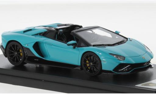 Diecast model cars Lamborghini Aventador Ultimae Roadster LP 780-4 turquoise 2021 1/43 Look Smart