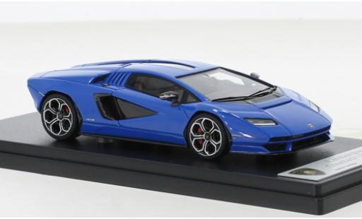 Diecast model cars Lamborghini Countach LPI 800-4 blue 2022 1/43 Look Smart