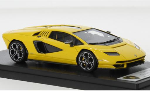 Diecast model cars Lamborghini Countach LPI 800-4 yellow 2022 1/43 Look Smart