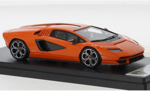 Diecast model cars Lamborghini Countach LPI 800-4 orange 1/43 Look Smart