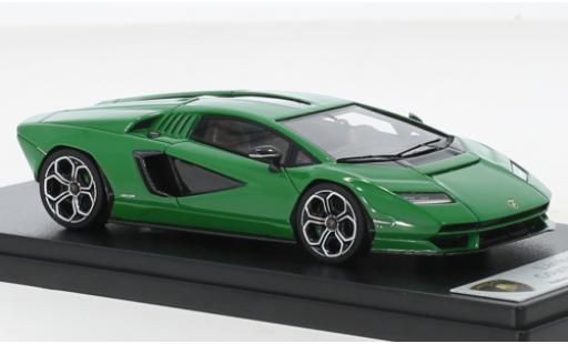 Diecast model cars Lamborghini Countach LPI 800-4 green 2022 1/43 Look Smart