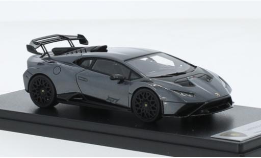 Diecast model cars Lamborghini Huracan STO metallise grey 2022 1/43 Look Smart