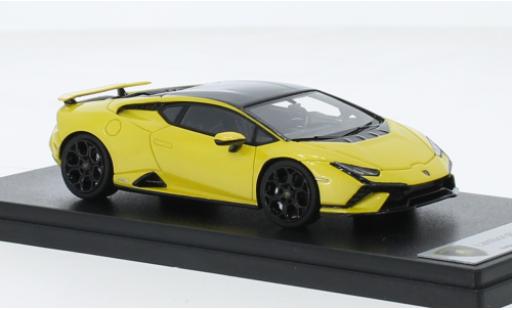 Diecast model cars Lamborghini Huracan Technica metallise yellow 2022 1/43 Look Smart