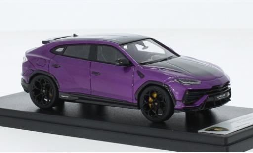 Diecast model cars Lamborghini Urus Performante metallise purple/carbon 2022 1/43 Look Smart