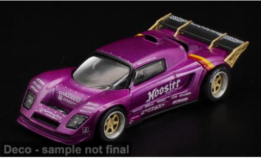 Diecast model cars Lotus Elise Pandem purple 1/64 Pop Race