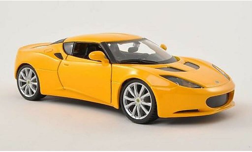 Lotus Evora S 1/24 Burago IPS yellow diecast model cars