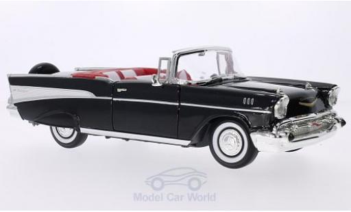 Diecast model cars Chevrolet Bel Air Convertible black/white 1957 1/18 Lucky Die Cast