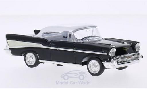 Diecast model cars Chevrolet Bel Air Coupe black/white 1957 without Vitrine 1/43 Lucky Die Cast