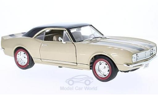 Diecast model cars Chevrolet Camaro Z28 gold/black 1967 1/18 Lucky Die Cast