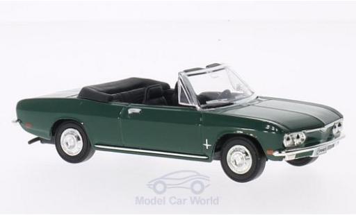 Diecast model cars Chevrolet Corvair Coupe Monza green 1969 without Vitrine 1/43 Lucky Die Cast