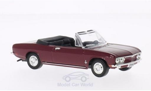 Diecast model cars Chevrolet Corvair Coupe Monza red 1969 without Vitrine 1/43 Lucky Die Cast