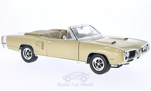 Diecast model cars Dodge Coronet 1970 R/T gold 1/18 Lucky Die Cast