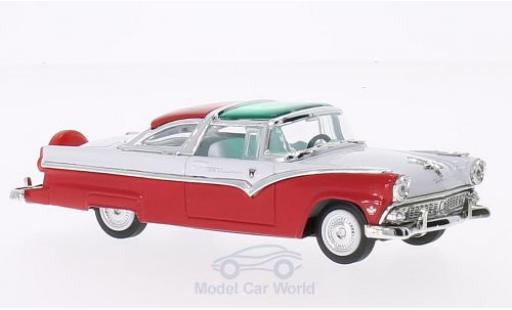 Diecast model cars Ford Crown Victoria red/white 1955 without Vitrine 1/43 Lucky Die Cast