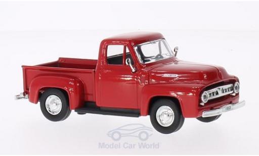 Diecast model cars Ford F-100 Pickup 00 Pick Up red 1953 without Vitrine 1/43 Lucky Die Cast