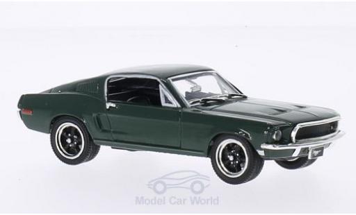 Diecast model cars Ford Mustang Fastback 2+2 green 1968 1/43 Lucky Die Cast
