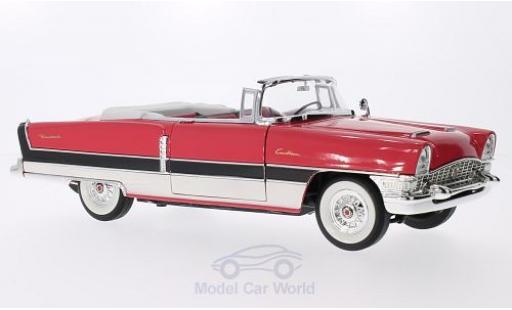 Diecast model cars Packard Caribbean Base (Convertible) with blacken stripes red/white 1955 1/18 Lucky Die Cast