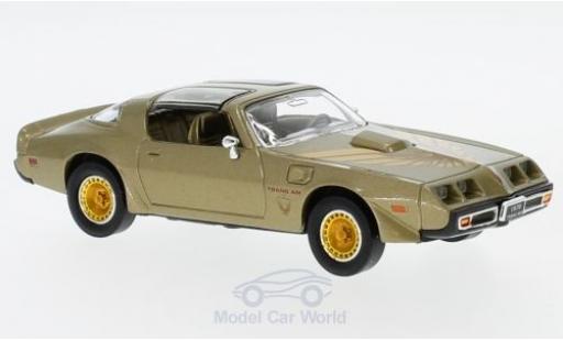 Diecast model cars Pontiac Firebird 1979 Trans Am gold/Dekor 1/43 Lucky Die Cast