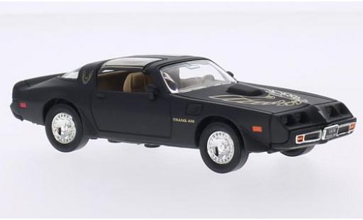 Diecast model cars Pontiac Firebird 1979 Trans Am matt-black/Dekor sans Vitrine 1/43 Lucky Die Cast