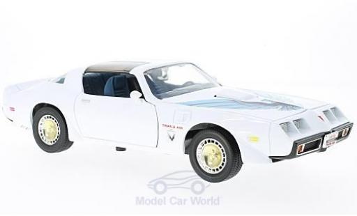 Diecast model cars Pontiac Firebird Trans Am white/Dekor 1/18 Lucky Die Cast
