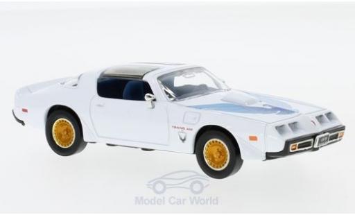 Diecast model cars Pontiac Firebird 1979 Trans Am white/Dekor 1/43 Lucky Die Cast