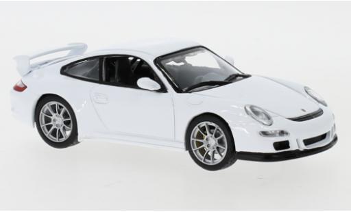 Diecast model cars Porsche 911 GT3 white 1/43 Lucky Die Cast