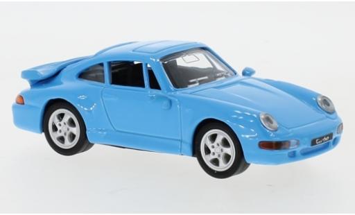 Diecast model cars Porsche 911 Turbo blue 1996 1/43 Lucky Die Cast