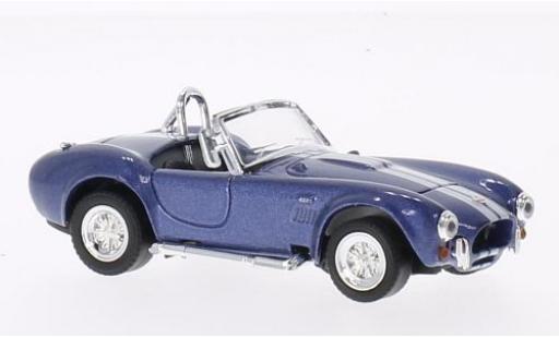 Diecast model cars Shelby Cobra 427 S/C with whiteen stripes metallic blue 1949 sans Vitrine 1/43 Lucky Die Cast