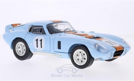 Diecast model cars Shelby Daytona Coupe Base blue/orange No.11 1965 1/18 Lucky Die Cast