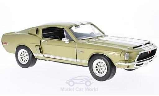 Diecast model cars Shelby GT GT500KR -500KR gold/white 1/18 Lucky Die Cast