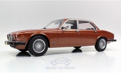 Diecast model cars Jaguar XJ6 Base 6 bronze 1982 1/18 Lucky Step Models