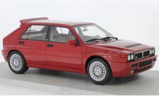 Diecast model cars Lancia Delta HF Integrale red Red Dealers Edition 1/18 Lucky Step Models