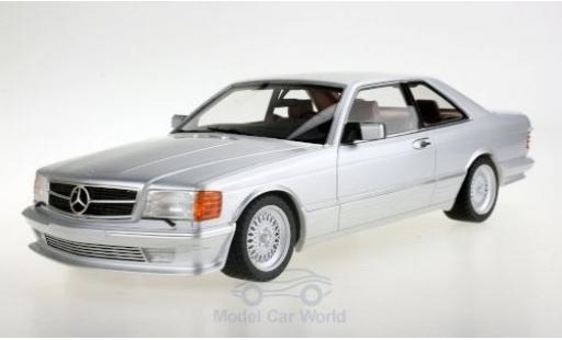 Diecast model cars Mercedes 560 Coupe SEC (C126) Lorinser grey 1987 1/18 Lucky Step Models