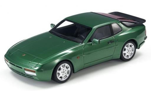 Diecast model cars Porsche 944 Turbo S metallic green 1/18 Lucky Step Models