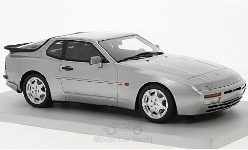 Diecast model cars Porsche 911 1991 Turbo S grey 1/18 Lucky Step Models