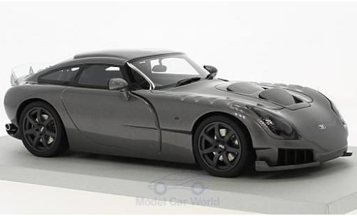 Diecast model cars TVR Sagaris Base metallic grey RHD 2005 1/18 Lucky Step Models