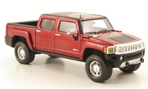 Diecast model cars Hummer H3 H3T T metallic red 2008 1/43 Luxury Collectibles
