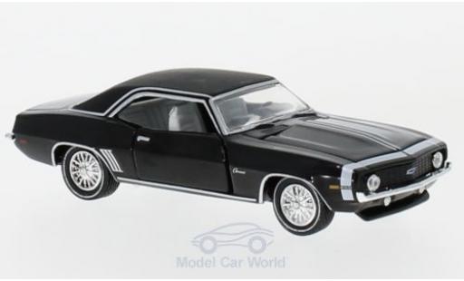 Diecast model cars Chevrolet Camaro Coupe 250 black 1969 1/64 M2 Machines