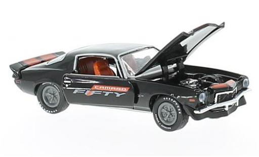 Diecast model cars Chevrolet Camaro Z28 Z/28 black/orange 1972 Fifty Years 1/64 M2 Machines
