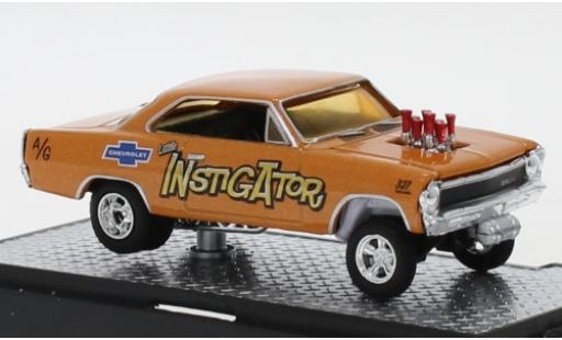 Diecast model cars Chevrolet Nova tuning Gasser Instigator 1967 1/64 M2 Machines