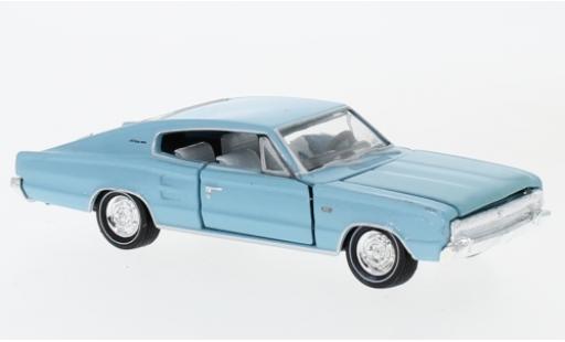 Diecast model cars Dodge Charger Coupe 383 metallic blue 1966 1/64 M2 Machines