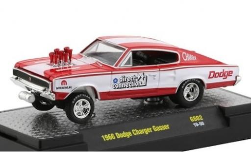 Diecast model cars Dodge Charger tuning Gasser red/white Chrysler Direct Connection 1966 1/64 M2 Machines