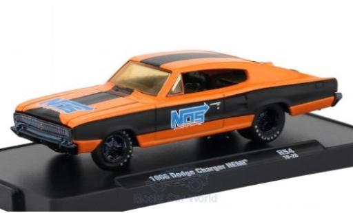 Diecast model cars Dodge Charger 1966 HEMI orange/matt-black 1/64 M2 Machines