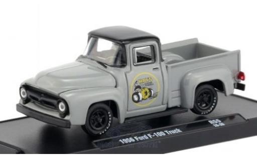 Diecast model cars Ford F-100 Pickup 00 grey/black 1956 1/64 M2 Machines