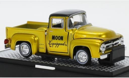 Diecast model cars Ford F-100 Pickup 00 Truck Tuning Mooneyes - Moon Equipped 1956 1/64 M2 Machines