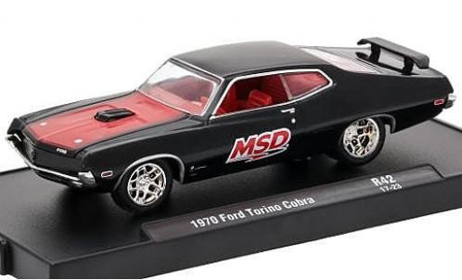 Diecast model cars Ford Torino Cobra black/red MSD 1970 voiture-Drivers Release 42 sans Vitrine 1/64 M2 Machines