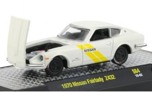 Diecast model cars Nissan Fairlady Z Z432 432 white/Dekor RHD 1970 1/64 M2 Machines