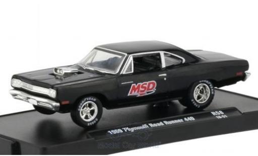 Diecast model cars Plymouth Road Runner 1969 440 MSD 1/64 M2 Machines