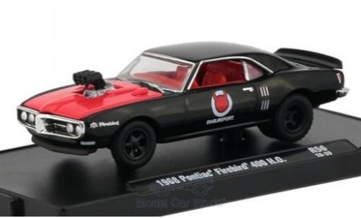 Diecast model cars Pontiac Firebird 1968 400 H.O. black/red 1/64 M2 Machines